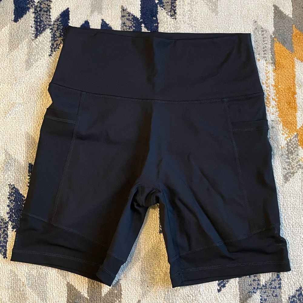 aerie mesh bike shorts w/ pockets